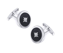 Load image into Gallery viewer, LATIN - ONYX - CUFFLINKS
